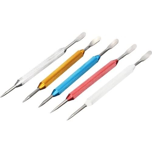 1PC Stainless Steel Fancy Coffee Pull Needle Drawing Pen Special Flower Carving Decorating Color Coffeeware Coffee Art Needles