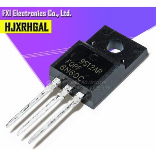 100PCS FQPF8N60C 8N60C TO-220 8N60 TO220 MOS FET transistor