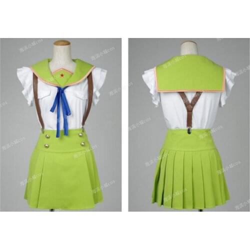 2016 Gakko Gurashi/School-Life! Naoki Miki /Ebisuzawa Kurumi/Takeya Yuki School Uniform Cosplay Costume