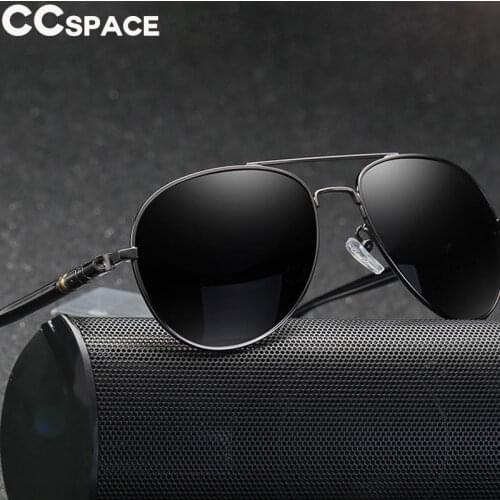45100 Cool Men Pilot Sunglasses Women Metal Polarized Glasses Fashion Eyewear 100% UV Protection
