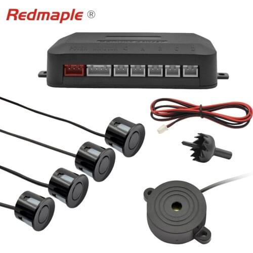 Car Parking Sensor Auto Parktronic With 4 Sensors Reverse Backup Radar Car Parking Radar