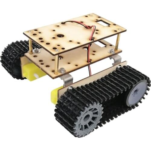 Alloy Motor DIY Car Chassis Crawler DIY Car Robot Kids with TT Motor Set