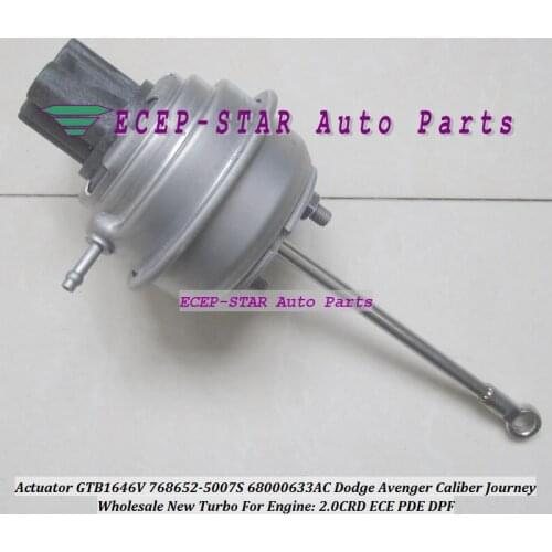 Turbo wastegate Electronic Actuator GTB1646V 768652 768652-5007S 68000633AC For Dodge Avenger Caliber Journey 2.0CRD ECE PDE DPF