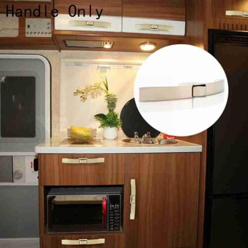 FC03-128 Pull Handle RV Car Wall Cabinet Door Lock Locker Furniture Keyless Latch Drawer Button Yacht Push Handle C4J9