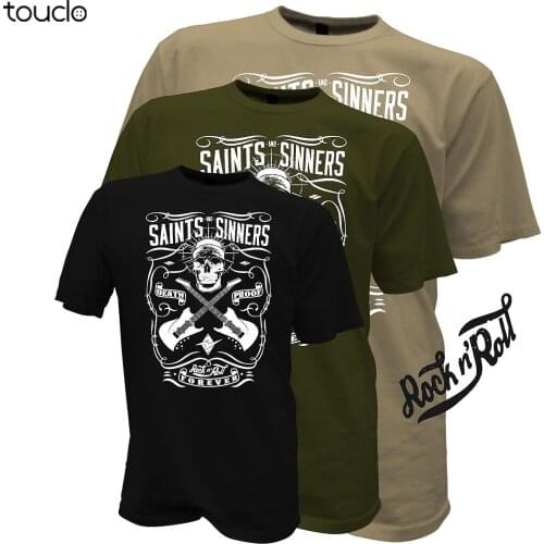 100% Cotton for Man Shirts T-Shirt Rockabilly 50s 50iger Rock N Roll Skull Tattoo Hot Rot Biker Oldschool Print Tee Shirts