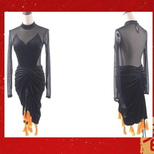 Latin skirt latin top Dance Dress latin dress fringe latin dress latin skirt latin leotard Salsa Cha Cha Samba Rumba dress 2024