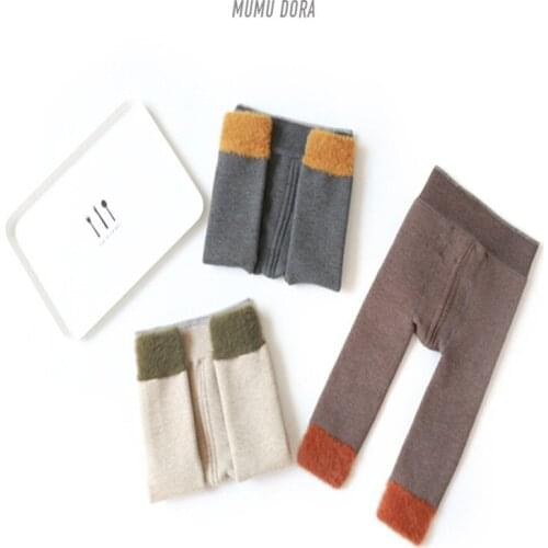 Baby Girl Leggings Baby Boy Pants Winter Velvet Toddler Pants Pantalone Children Leggings Kids Trousers For Girl Boy Trousers