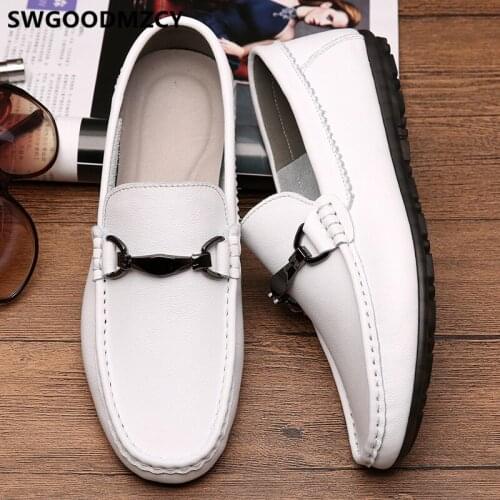 Loafers Driving Shoes Man Shoes Leather Genuine Mens Casual Shoes Hot Sale Sapato Social Masculino Chaussures Homme Luxe Tenis