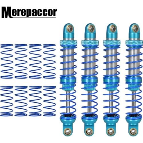 Oil Adjustable 80mm 90mm 100mm 110mm 120mm Metal Shock Absorber Damper For 1/10 Rc Car Parts Truck Crawler Axial Scx10 Trx4 D90