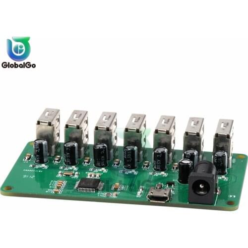 USB 2.0 HUB Module 1 to 7-port Hub USB Expansion Module Original FE Main Control USB 2.0 480Mbps High Speed