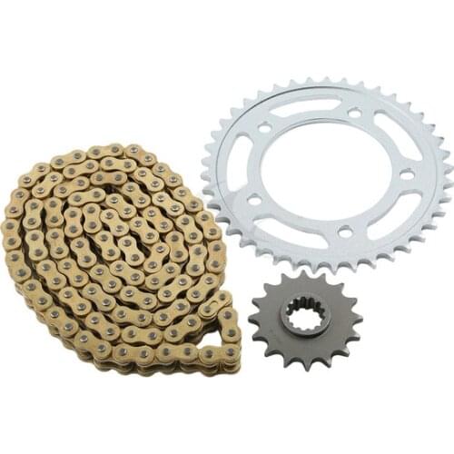 Gold O-Ring Chain and Sprocket Kit For Honda CB600F 7,8,9,A HORNET 2007-2010