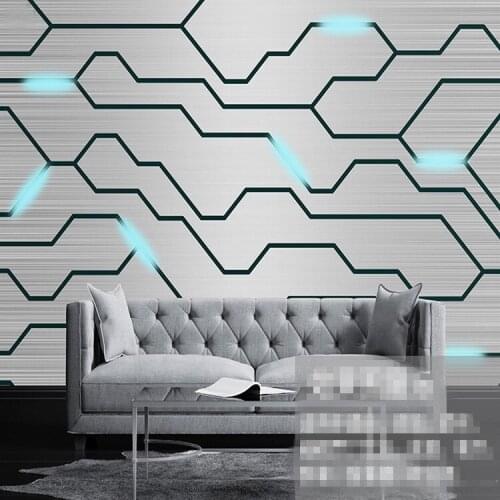 Custom Photo advanced personality wallpaper 3D stereo modern technology circuit board tooling background wall 3d wallpaper