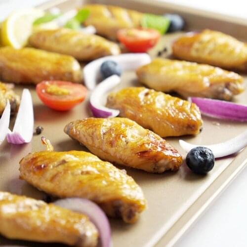 14 Inch Non-Stick Extra Large Rectangular Baking Tray Carbon Steel Scratch-resistant Rust-proof Bread Cake Cookies Pan Bakery