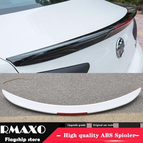 For OPEL insignia Spoiler 2017-2019 insignia spoiler YCFGK High Quality ABS Material Car Rear Wing Primer Color Rear Spoiler
