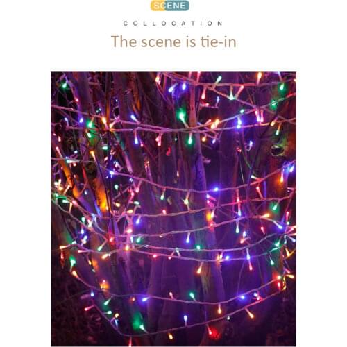 LED Atmosphere Light Family Lamp Durable Warm White 2 ColorS LED Decorative Lights Patio Christmas Waterproof 5 9 Meters