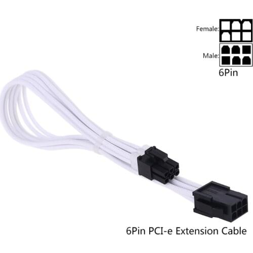 Sleeve Extension Power Supply Cable 24-pin A TX 8-pin PCI-E 8pin CPU 6-pin 4-Pin