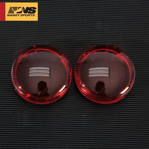 Motorcycle Turn Indicator Signal Light Lens Cover For Harley Sportster 883 1200 Touring Road King Dyna Softail Heritage Fatboy