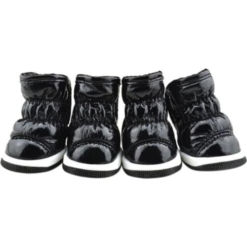 Waterproof Winter Pet Dog Shoes Dog Snow Shoes Plush Thick Warm For Small Cats Puppy Dogs Socks Booties Pet Supplies