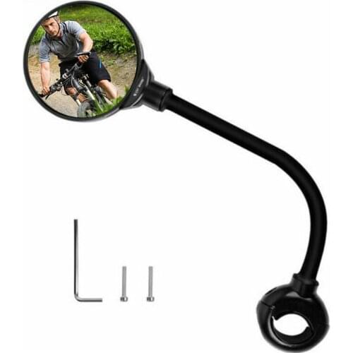 Universal bicycle flexible handlebar safety Bicycle Cycling Accessories Bike Mirrors rotating bicycle rearview mirror