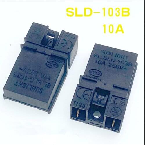 1pcs/lot SLD-103B 10A 250V T125 Thermoelectric kettle fittings temperature control switch