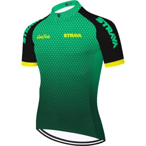 2021 Strava maglia ciclismo uomo estivo quick dry team cycling jersey men Summer breathable camiseta bicicleta