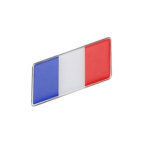 3D Auto France French Flag Car Fender Emblem Badge Motorcycle Fairing Decals Stickers Car Accessories