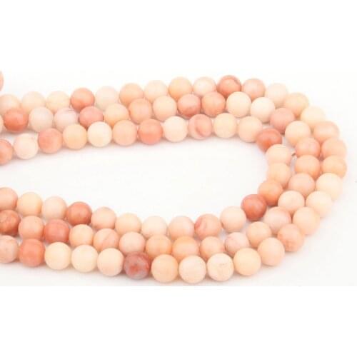 Round Natural Stone Beads Pink Aventurine for Jewelry Making Beadwork DIY Bracelet Necklace 4/6/8/10/12mm