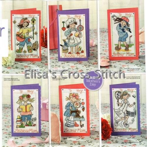 CD290 14ct DIY Invitation Greeting Card Special Popular Full Set CrossStitch Greeting Card Birthday Christmas