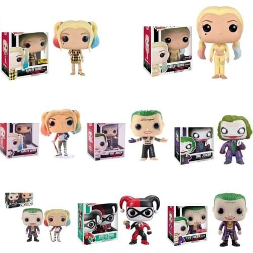 FUNKO POP DC Comics Suicide Squad The Joker Vinyl Action Figures brinquedos Collected Model Toys for Children Birthday Gifts