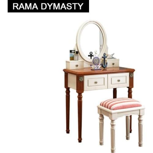 Children modern Style Bedroom chlid Dressing Table Solid Wood Dressing