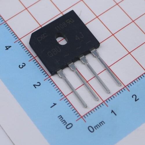 GBU4J ZIP-4 RECT BRIDGE GPP 4A 600V GBU Original and New 5PCS/LOT