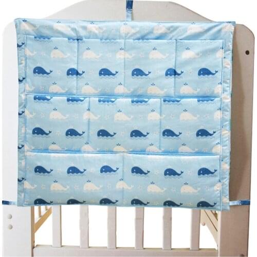Baby Bedding Multi-functional Bumpers Safe Sleeping Clothes Stuffs Organizer for Diapers Toys Soft Cot Bed Hanging Storage Bag