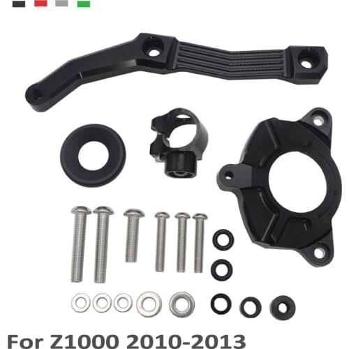 Steering Damper Stabilizer Bracket Mounting Holder Set For Kawasaki Z1000 2010 2011 2012 2013