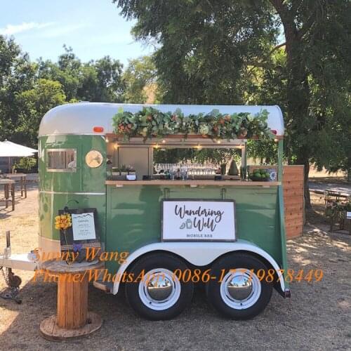 New Snack Machine Retro Mobile Bar Beer Food Truck with American Snack Vans Trailer for sale