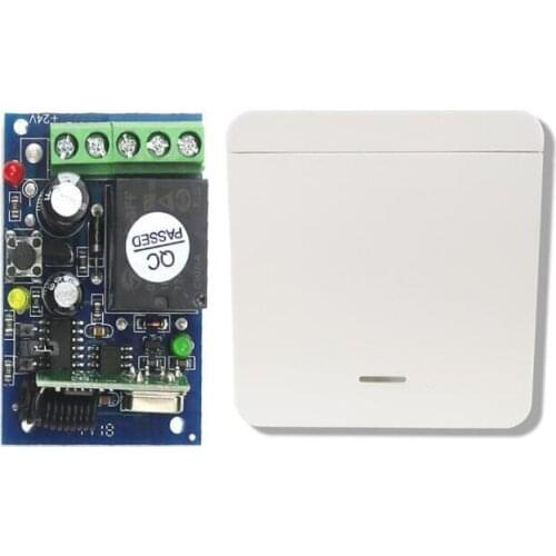 New Universal DC 12 v 1 channal RF wireless remote control 315MHZ/433MHZ wall Lighting switch Panel can paste