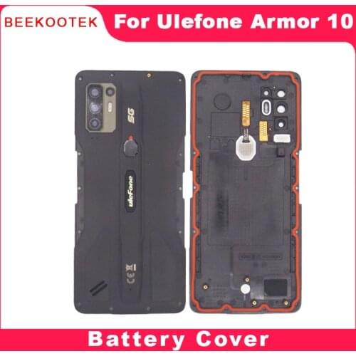 Original Ulefone Armor 10 Phone Battery Back Cover+Rear Camera Lens+Fingerprint Cable Accessories For Ulefone Armor 10 5G Phone