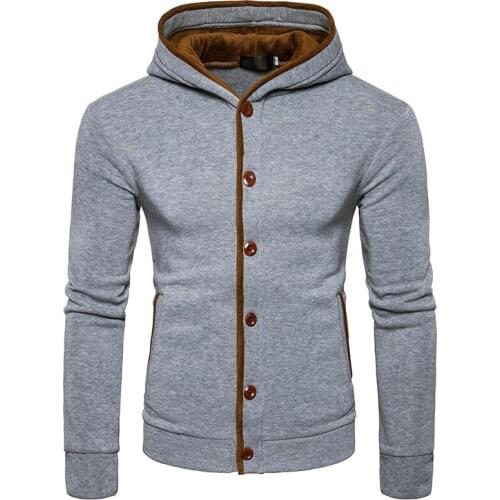 Ouma. Mens Hoodie Sweatshirt Hip Hop 2021 Mens Streetwear Harajuku Fall Winter Pocket Fashion Color Block Cardigan Hoodie