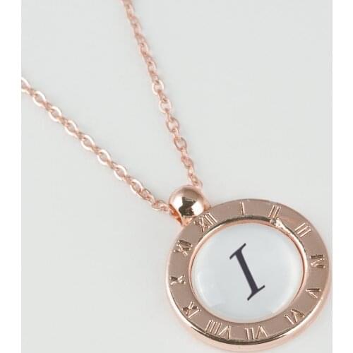 Roz Color Letter Necklace