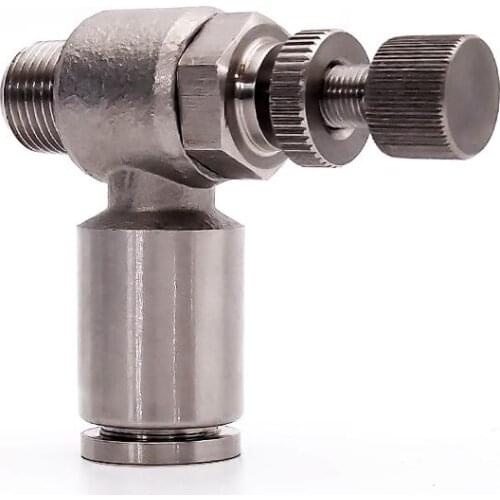 Stainless steel speed control switch throttle valve SL4-M5 SL4-01 SL4-02 SL6-M5 SL6-01 SL6-02 SL6-03 SL6-04 SL8-01 SL8-02