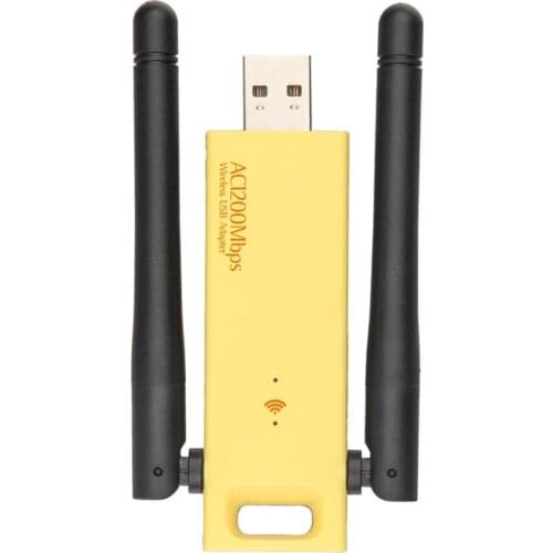 Realtek RTL8812AU/RTL8812BU Dual Band 1200mbps Wireless USB Wifi Network Adapter Antenna Laptop Ethernet 1000M Ethernet External