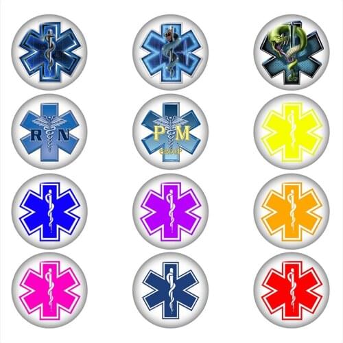 50PCS Mixed Glass Snap Button Jewelry RN PM For DIY 18MM Button Snap Bracelet Necklace Jewelry