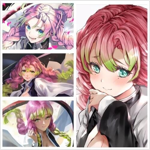 Modern Canvas Painting Posters And Print Demon Slayer Anime Pictures Wall Art Modular For Living Room Home Decoration Frame