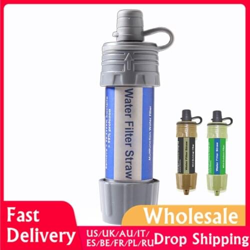 Outdoor Water Purifier Camping Hiking Emergency Life Survival Portable PurifierTravel Wild drink Ultrafiltration Water Filter