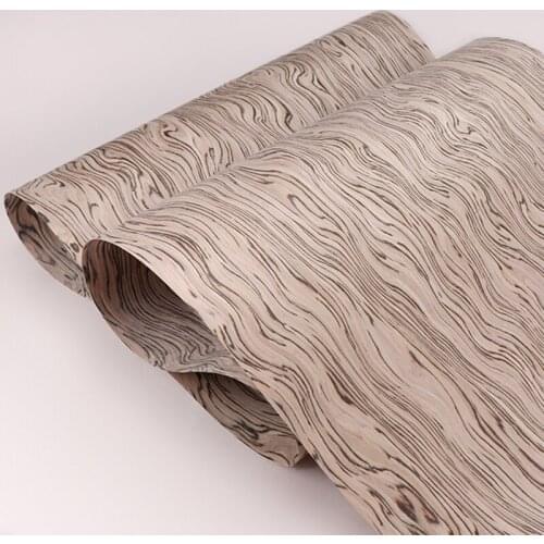 Reconstitued Veneer Engineered Veneer E.V. 60x250cm Fleece Backing for Furniture Home Decor Brown