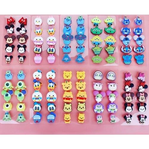 10pcs Toy Story Shoe Charms Anime Croc Charms Accessories Shoe Decoration PVC Badges for Disneys Women Children Girls Party Set