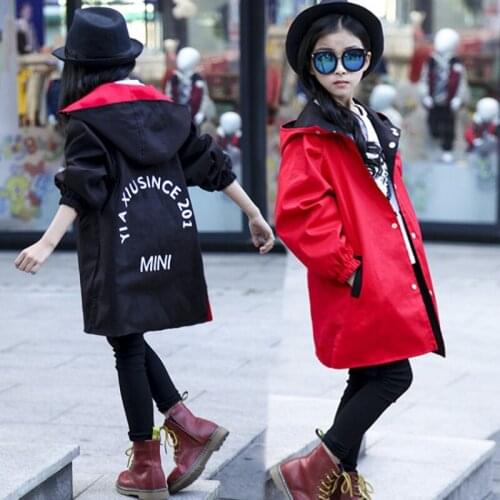 2020 Fashion Christmas Winter Coat Girl Clothes Long Double-faced Windbreak For Girls Childrens Jacket Suit 4-12 Years Old