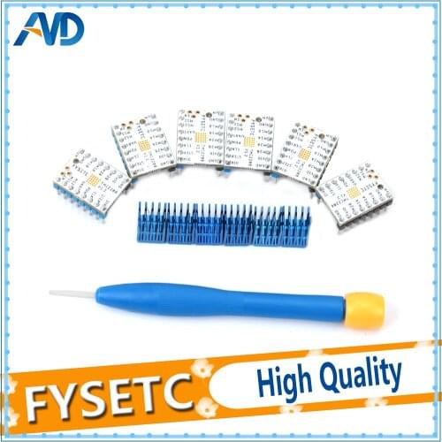 50pcs TMC2208 v1.2 Stepping Motor Mute Driver Stepstick Power Tube Built-in Driver Current 1.4A Peak Current 2A Replace TMC2100