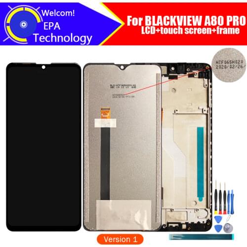 6.49 inch BLACKVIEW A80 PRO LCD Display+Touch Screen Digitizer Assembly 100% Original New LCD+Touch Digitizer for A80 PRO+Tools