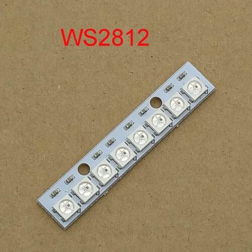 8 Channel WS2812 5050 RGB LED Lights Built-in Full Color-driven Development Board