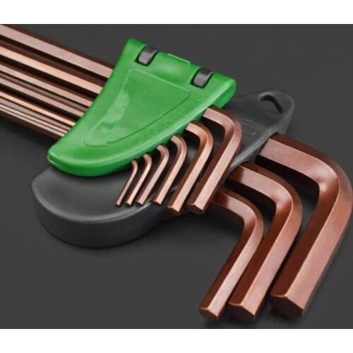 9PCS Wrench Set Hex End Key Spanner For Repair Bicycle Torque Wrench Kit Ferramentas Manuais Hand Tool Free Shipping